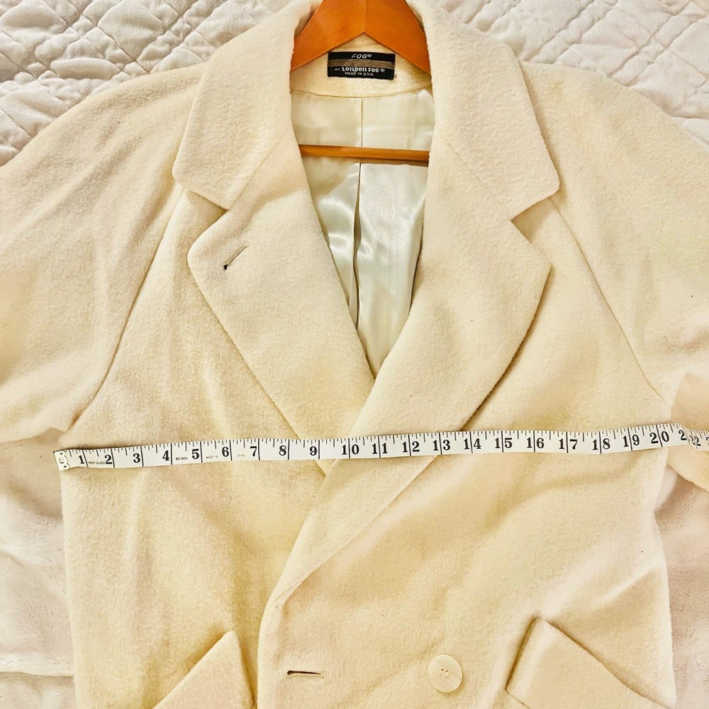 London fog vintage wool and silk coat - Picture 5 of 7